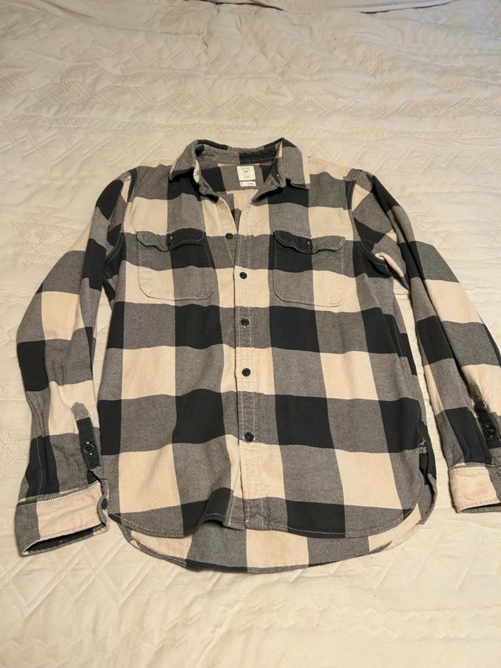 GAP Grey & Cream Flannel